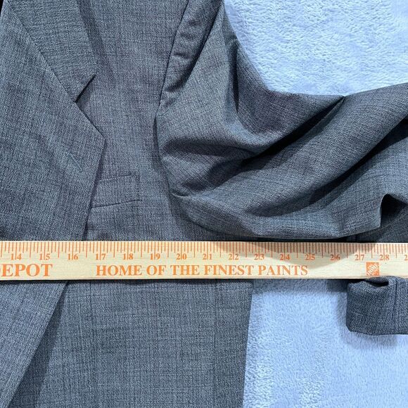 Antonio Parillo Blazer Jacket Men's 46R 100% Wool Italian Designer Gray - Picture 9 of 12